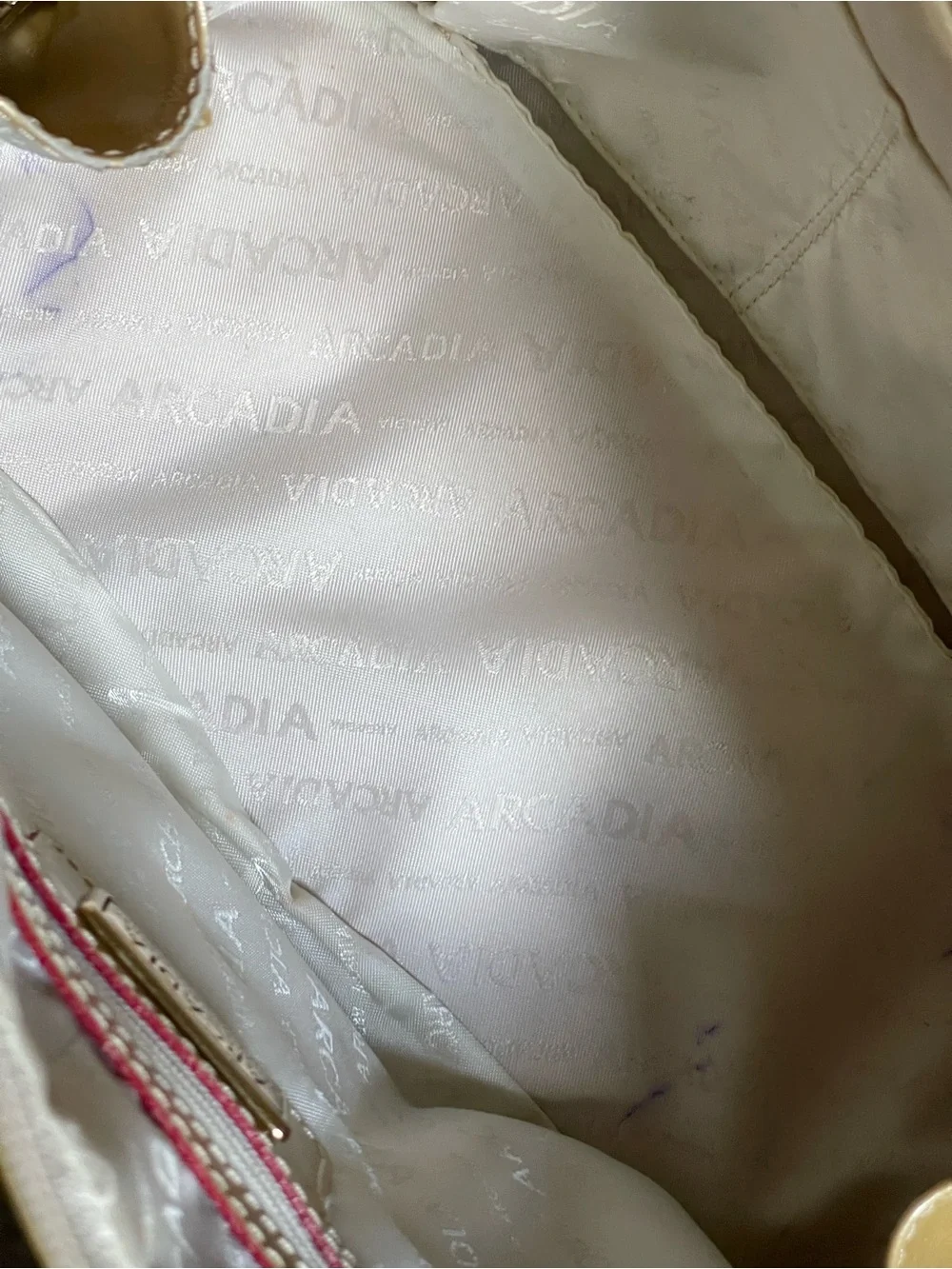 Arcadia Italian Made Genuine Patent Leather Yellow Vernis Alma Bag